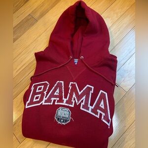 Russell Athletic Red BAMA Hoodie Sweatshirt